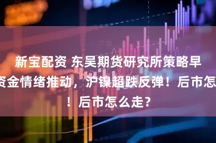 新宝配资 东吴期货研究所策略早参｜资金情绪推动，沪镍超跌反弹！后市怎么走？